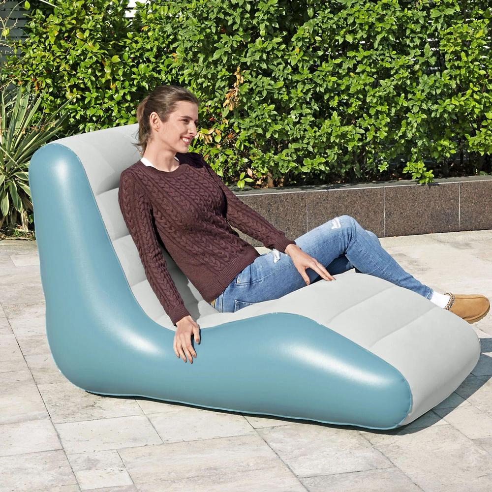 QVC Bestway Sdraio Gonfiabile Leisure Luxe Chaise