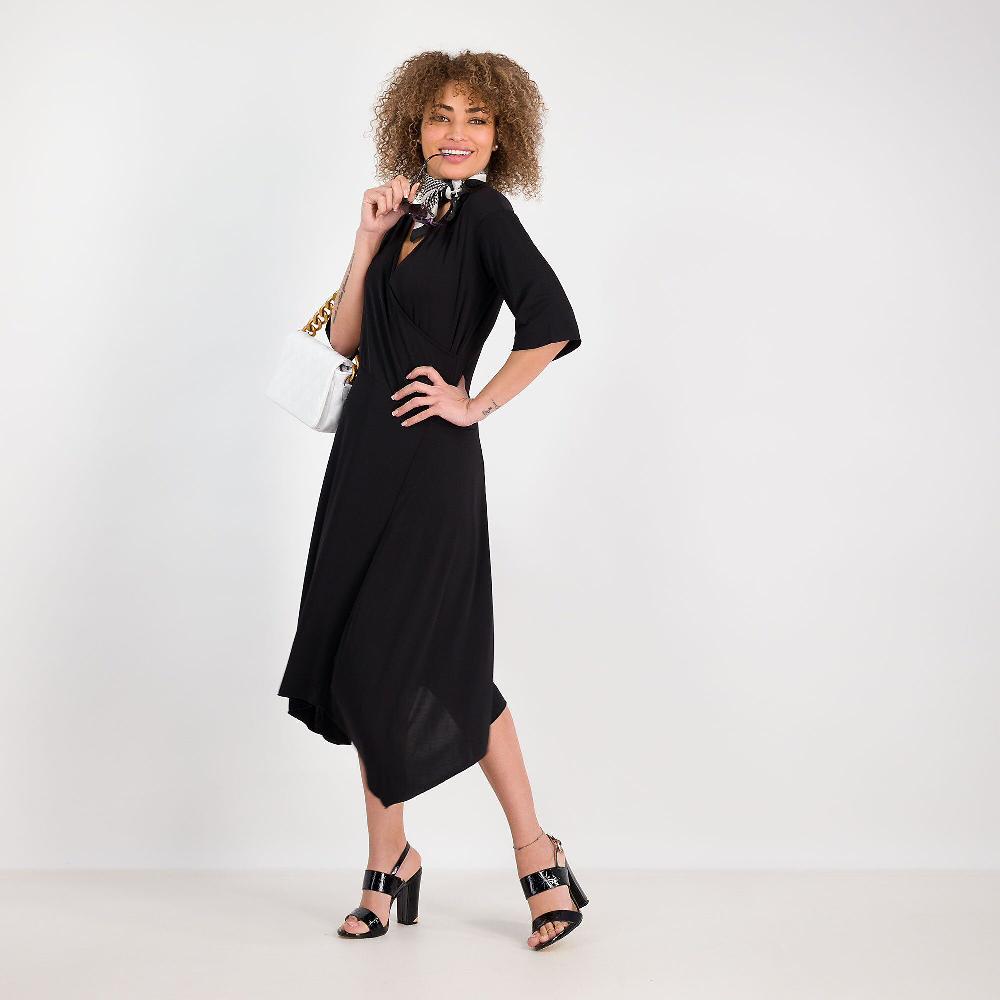 QVC Bianca Della Torre Abito In Jersey Crépe