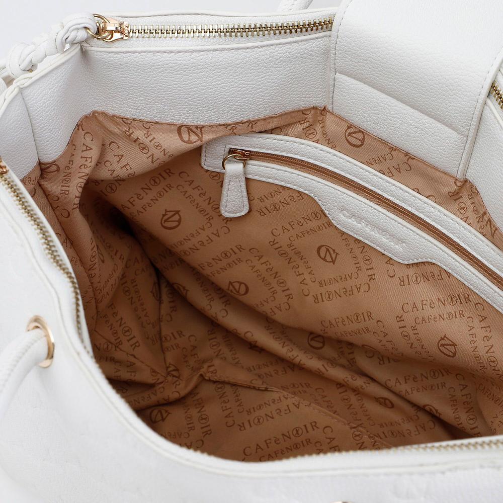 QVC Cafè Noir Borsa A Mano Con Stampa In Rilievo