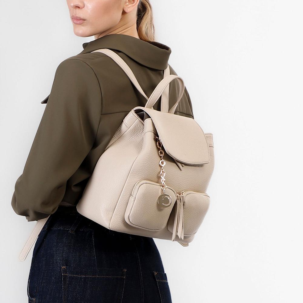 QVC Cafè Noir Zaino Effetto Martellato