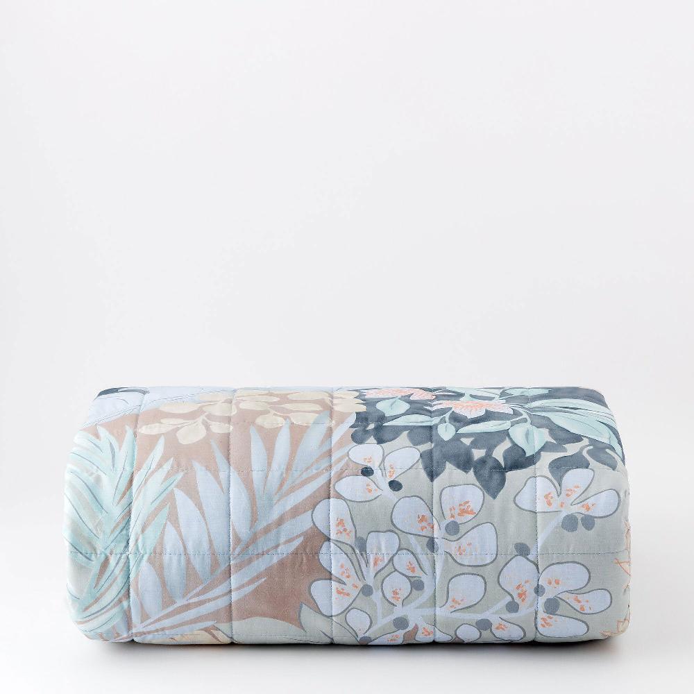 QVC Carillo Home Quilt Giava in cotone percalle