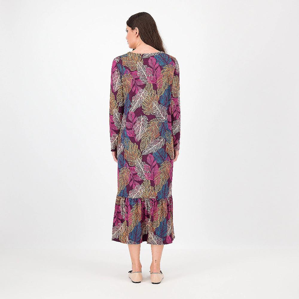 QVC Carole Hochman Abito Lungo In Jersey Fantasia