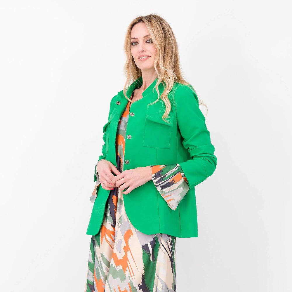 QVC Caterina Lancini Blazer con bottoni automatici