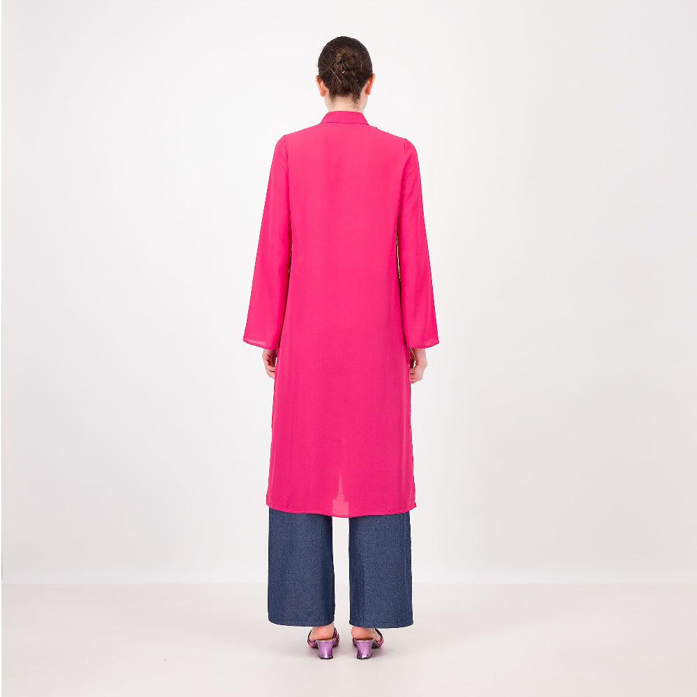 QVC Caterina Lancini Caftano In Jacquard Ricamato