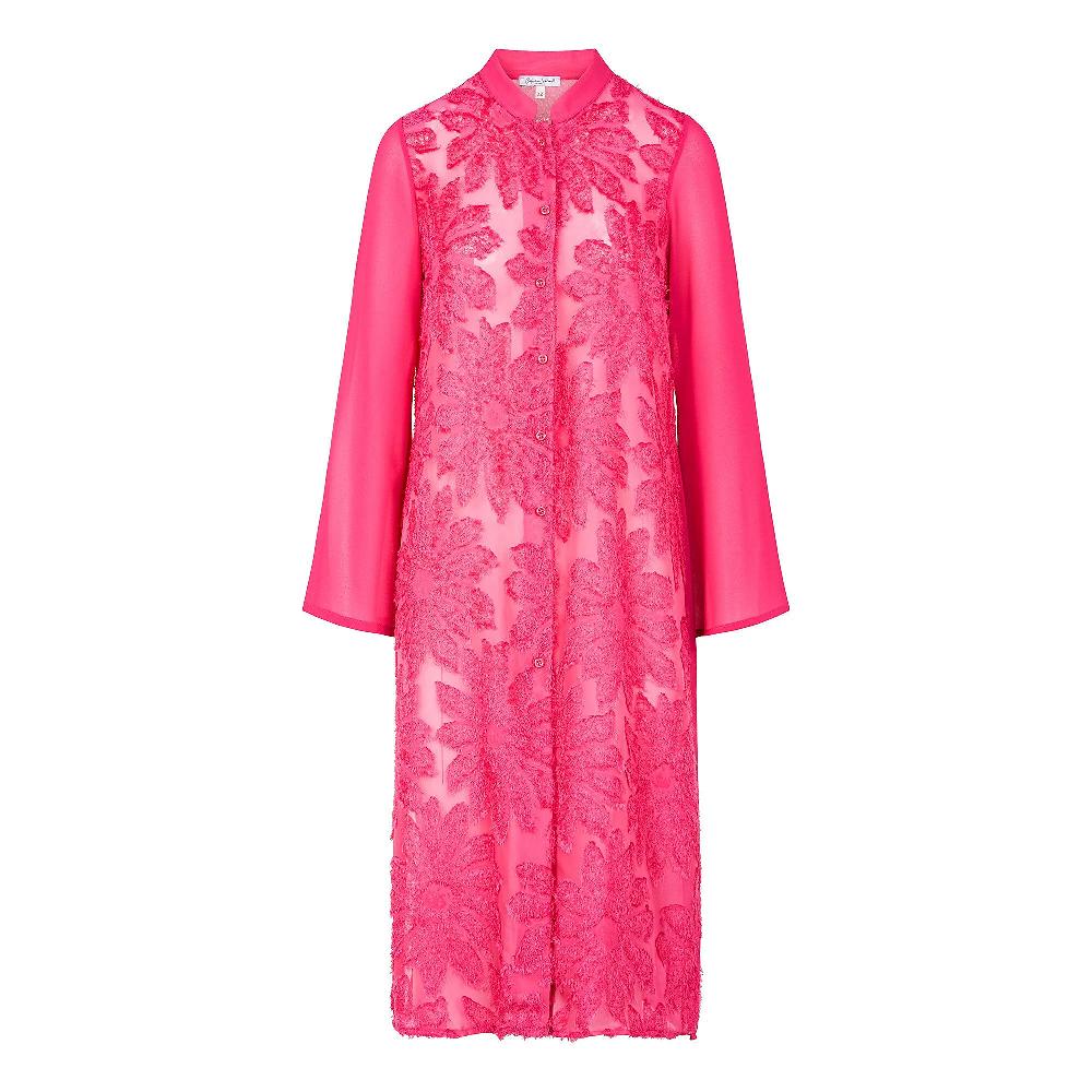 QVC Caterina Lancini Caftano In Jacquard Ricamato
