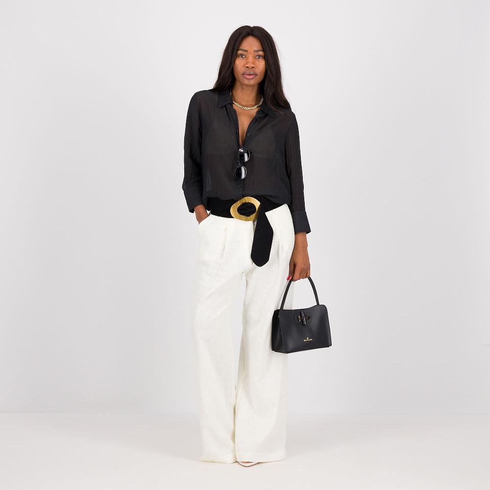 QVC Caterina Lancini Camicia In Cotone E Seta