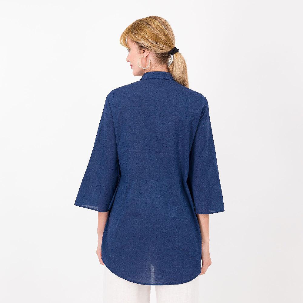 QVC Caterina Lancini Camicia In Mussola Di Cotone
