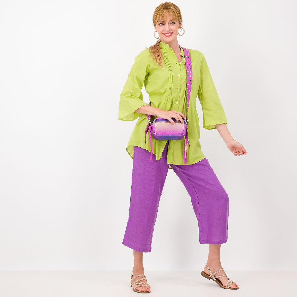 QVC Caterina Lancini Camicia In Mussola Di Cotone