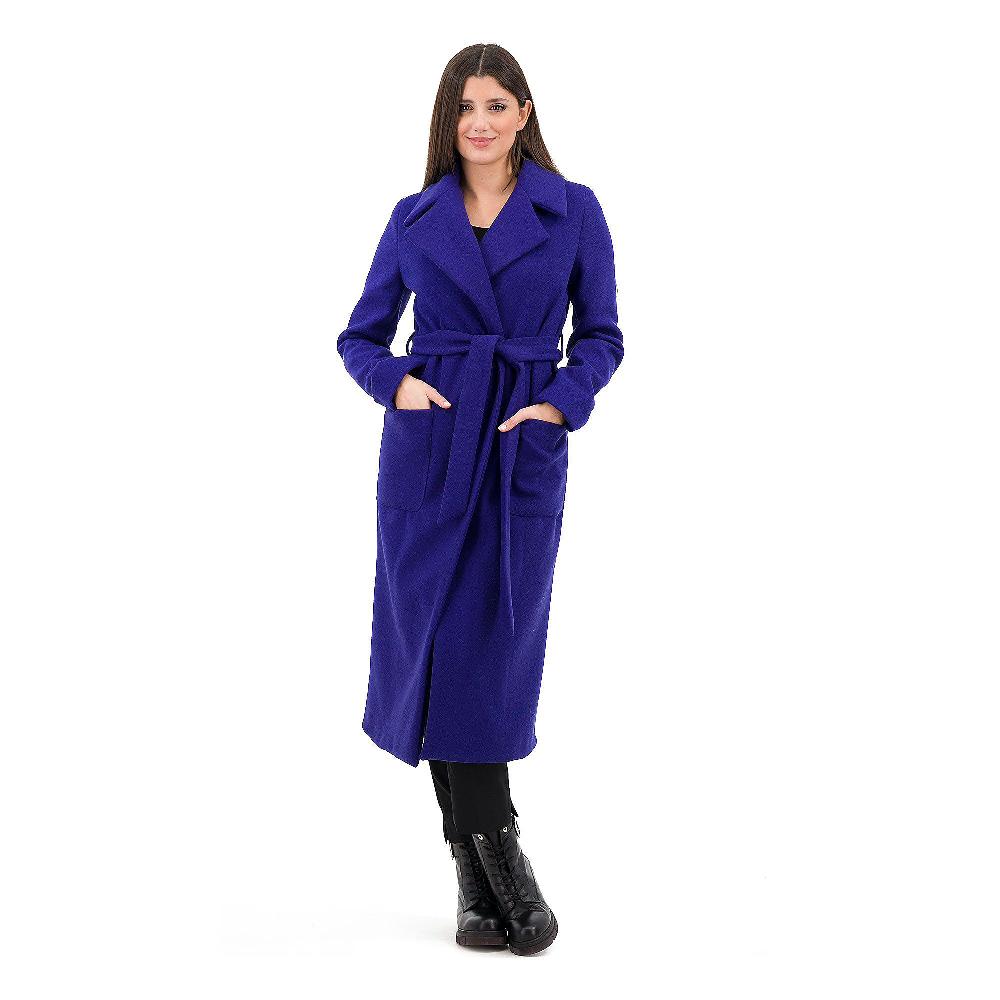 QVC Caterina Lancini Cappotto a vestaglia in panno