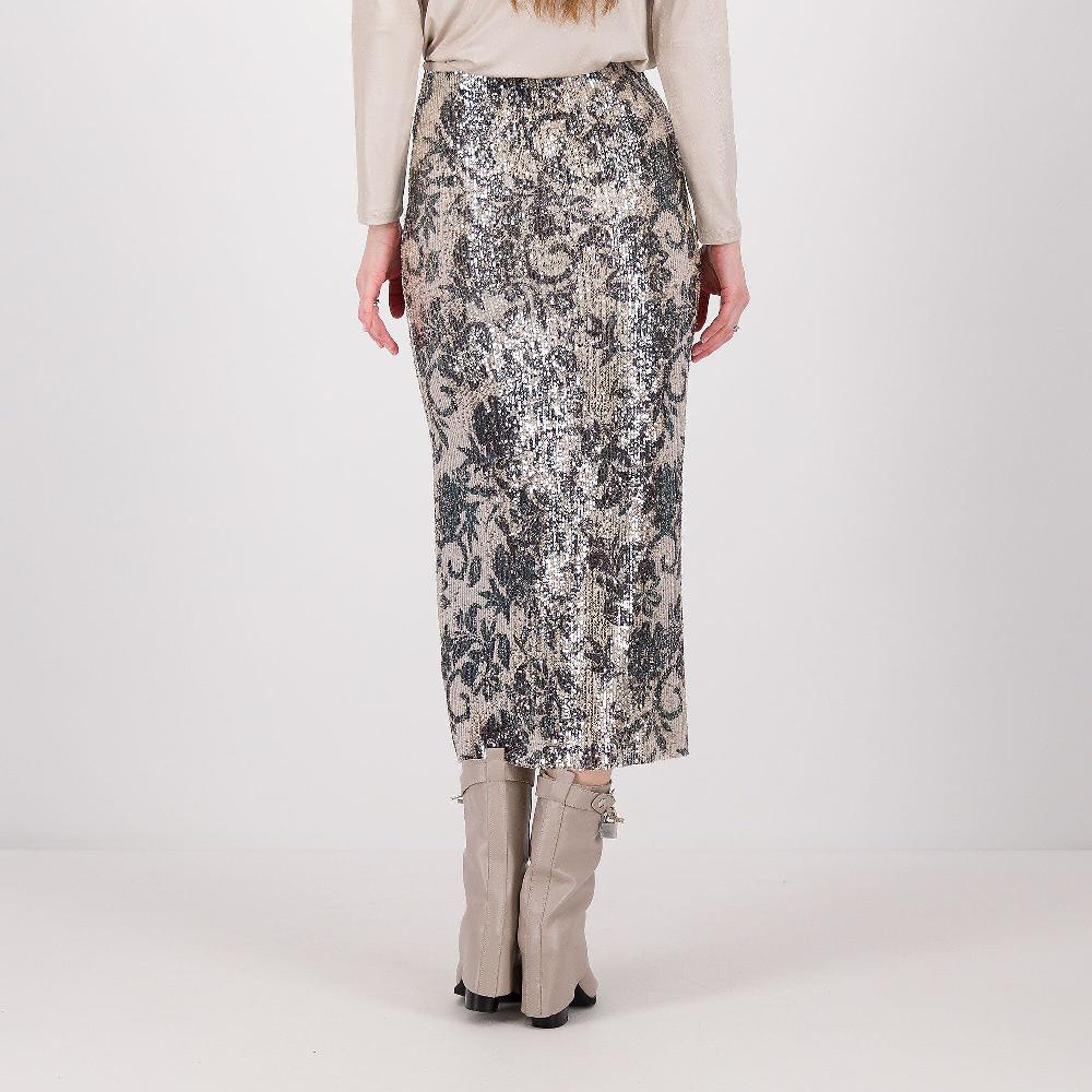 QVC Caterina Lancini Gonna Longuette In Paillettes