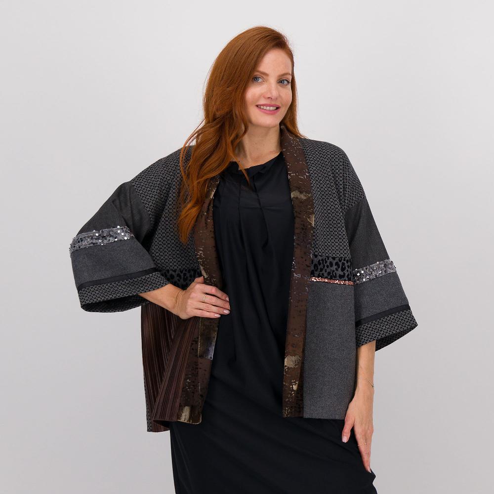 QVC Caterina Lancini Kimono Patchwork Foderato