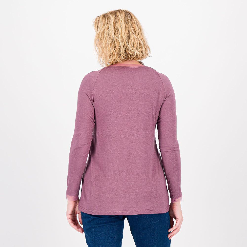 QVC Caterina Lancini Maglia Con Dettagli In Tulle