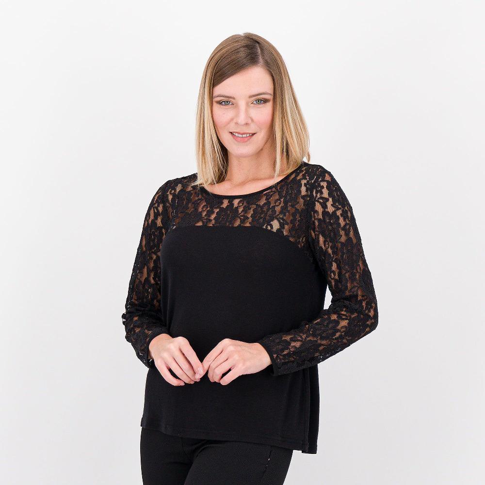 QVC Caterina Lancini Maglia con pizzo