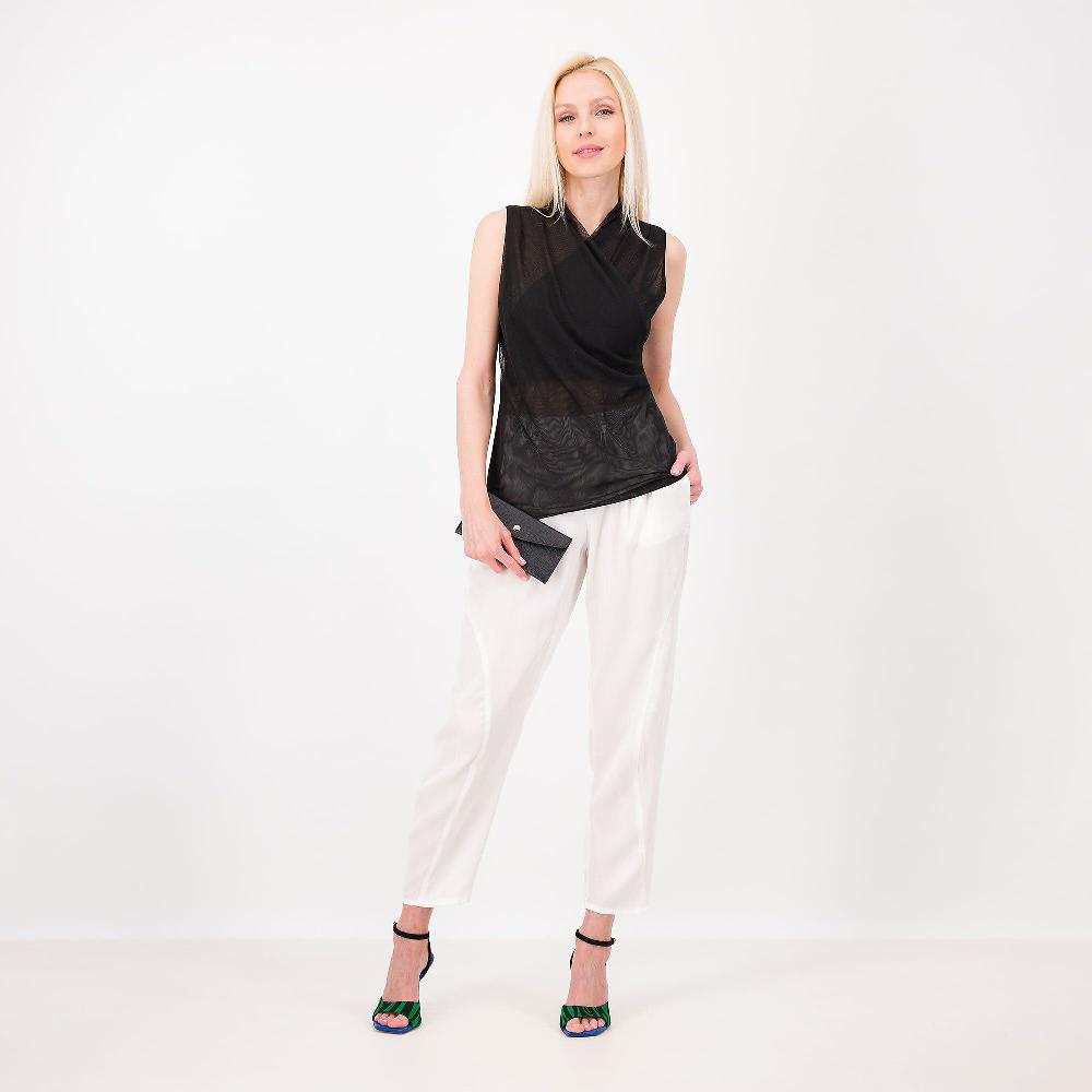 QVC Caterina Lancini Maglia Smanicata In Tulle