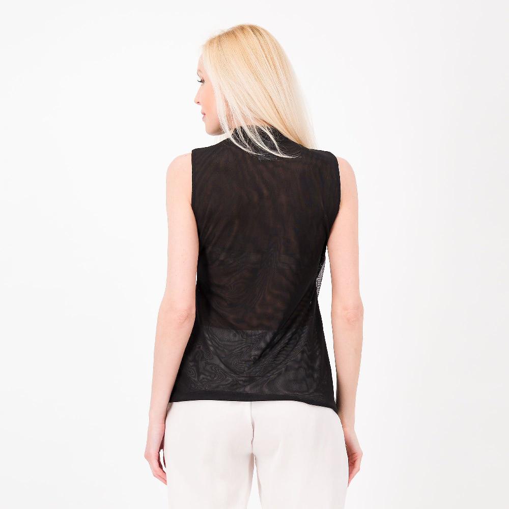 QVC Caterina Lancini Maglia Smanicata In Tulle