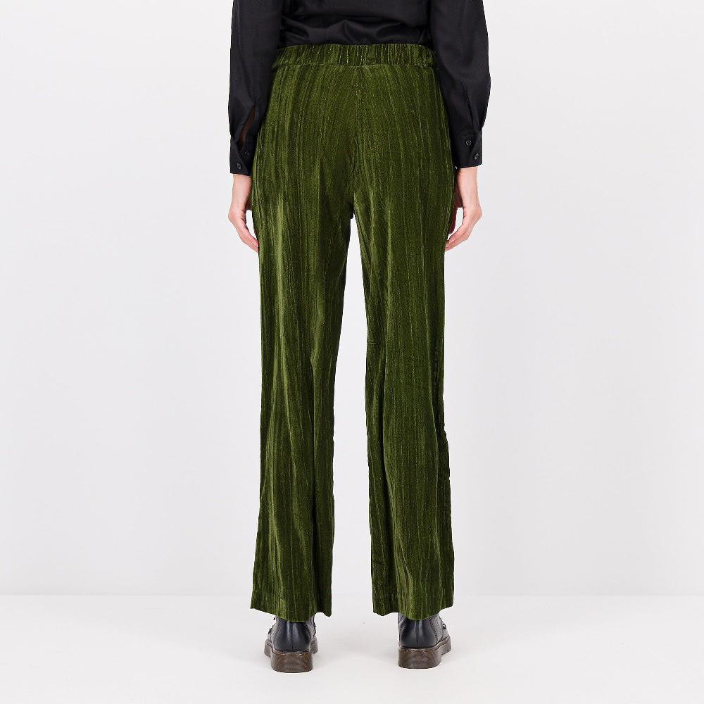 QVC Caterina Lancini Pantaloni In Velluto Froissé