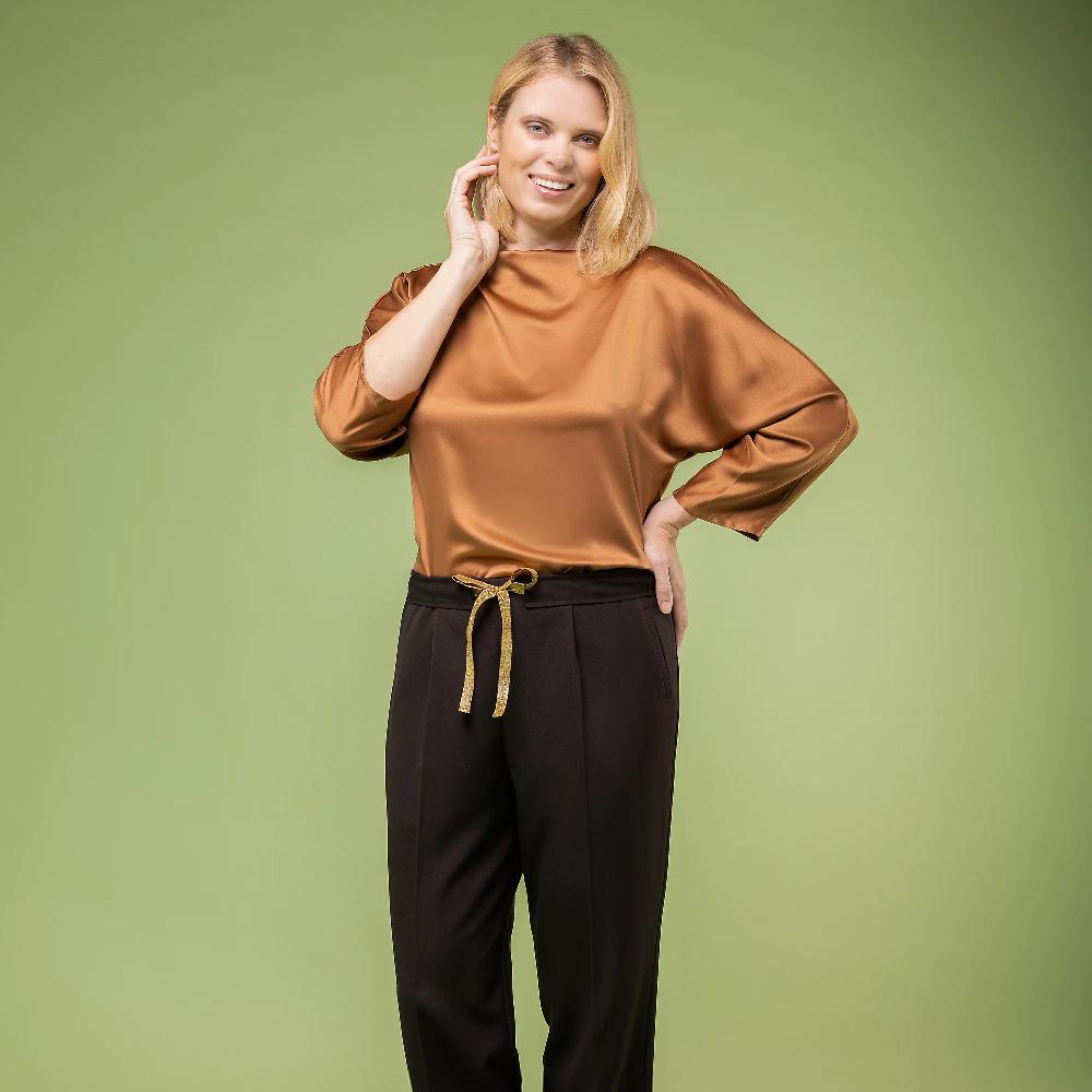 QVC Caterina Lancini Pantaloni Jogger Con Coulisse