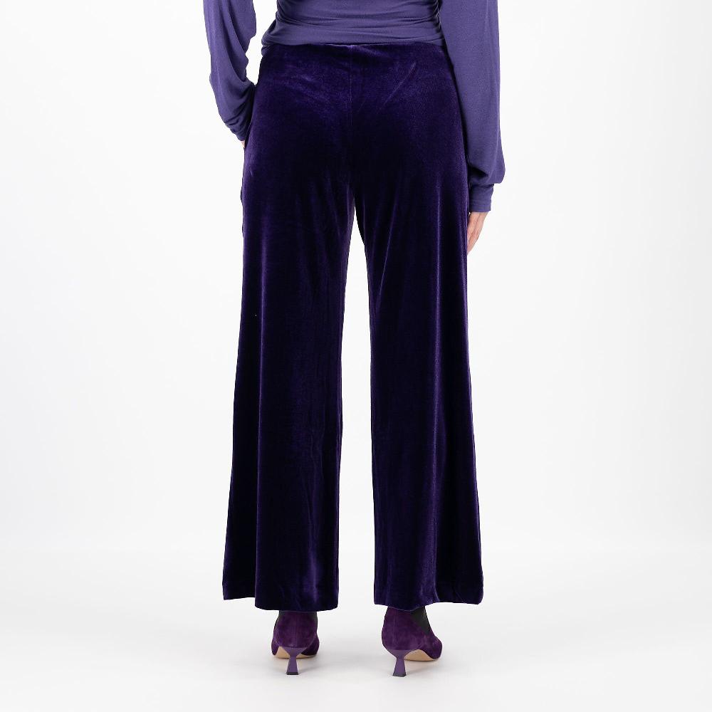 QVC Caterina Lancini Pantaloni Palazzo In Velluto