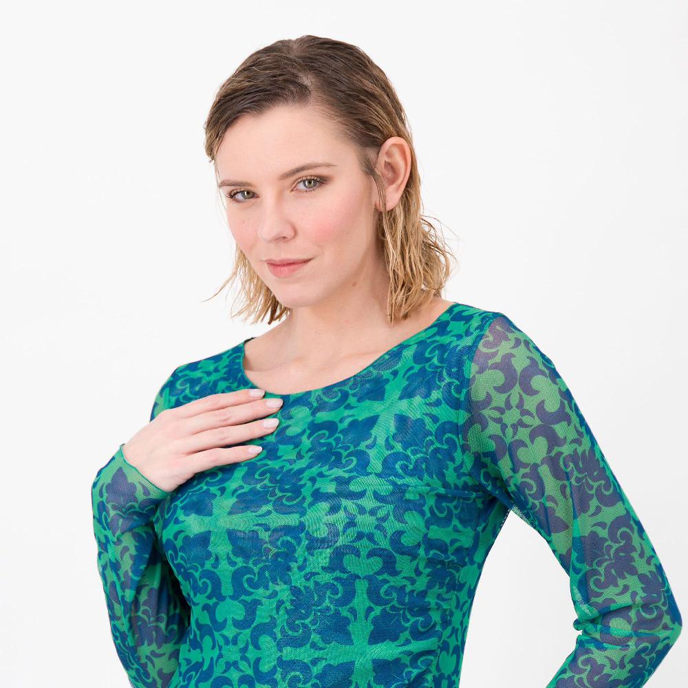 QVC Caterina Lancini T-shirt In Tulle Fantasia