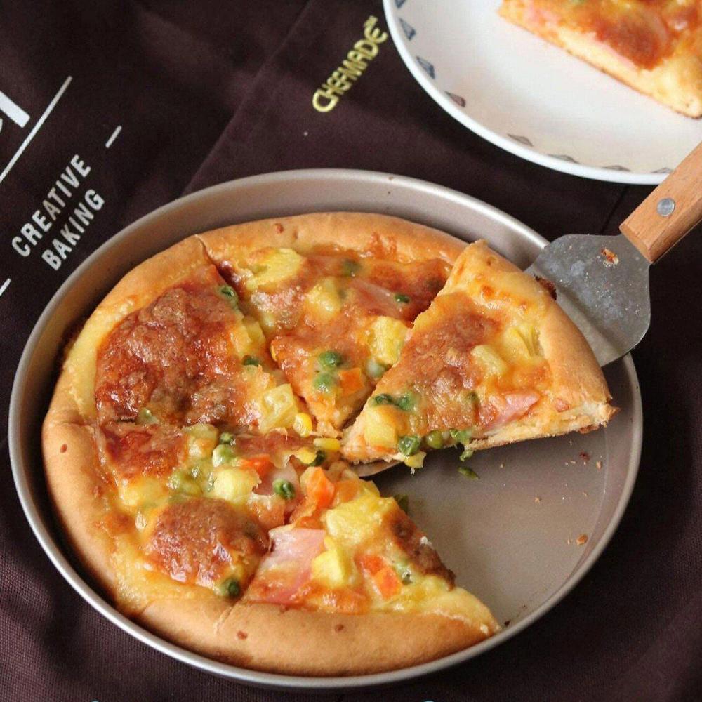 QVC Chef Made Teglia per pizza con bordo alto