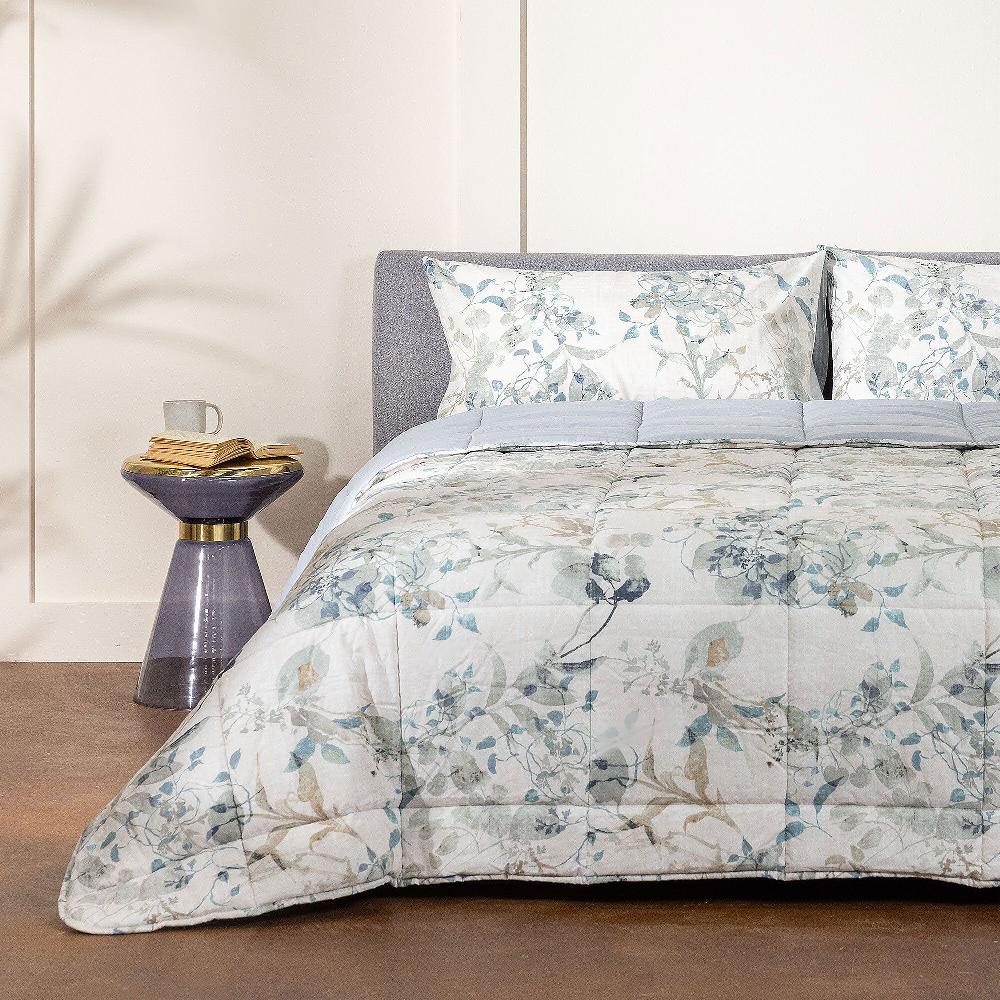 QVC COGAL Trapunta in cotone stampato Les Uniques
