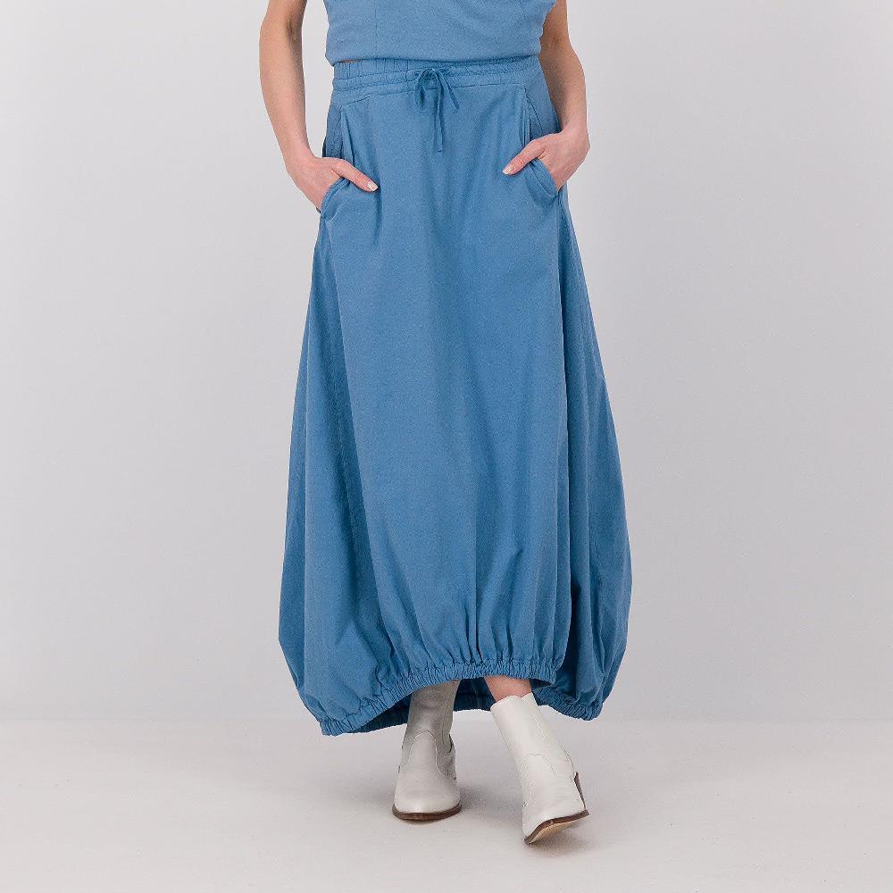 QVC Colour Lab Gonna in popeline di cotone stretch