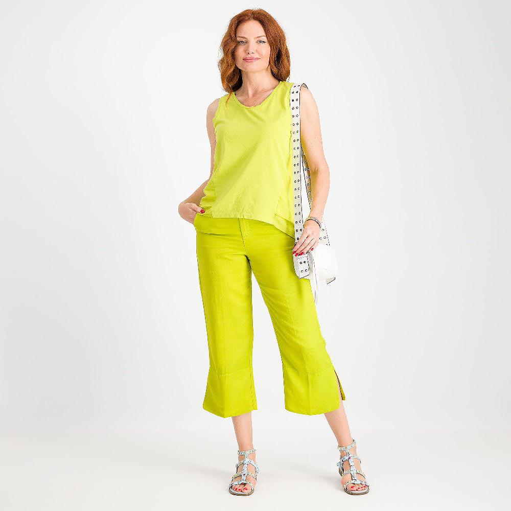 QVC Colour Lab Top Smanicato In Cotone
