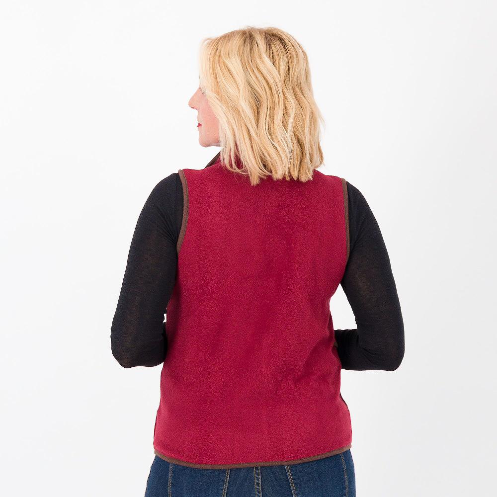 QVC Cuddle Duds Gilet In Morbido Pile