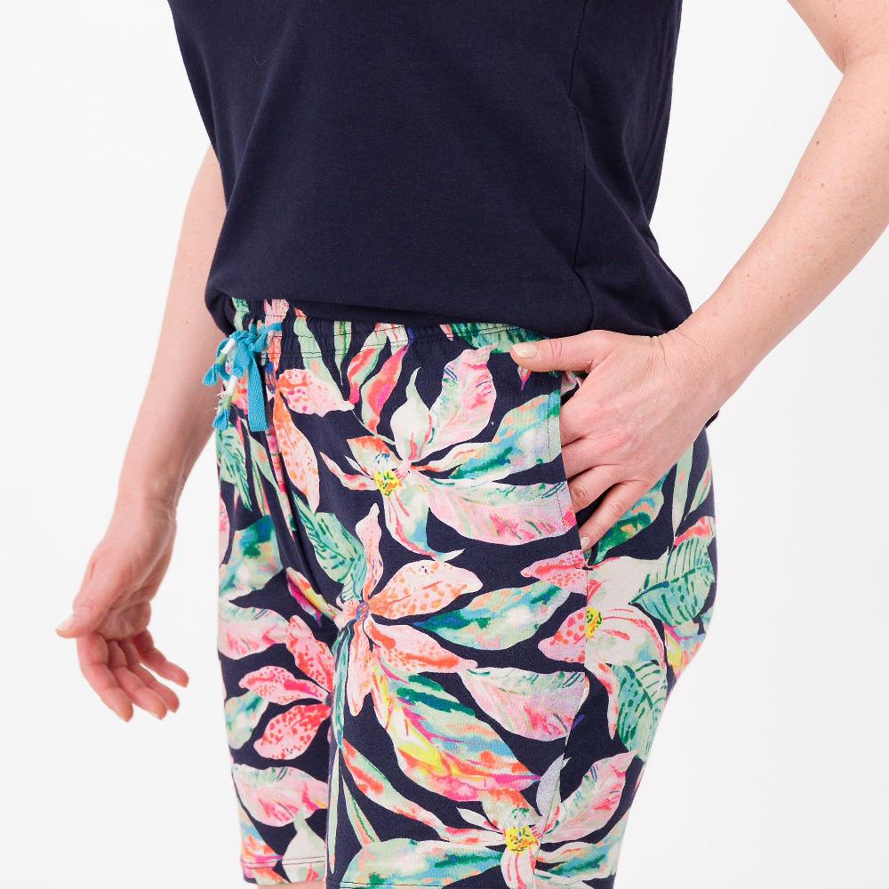 QVC Cuddle Duds Pigiama Corto In Cotone E Viscosa