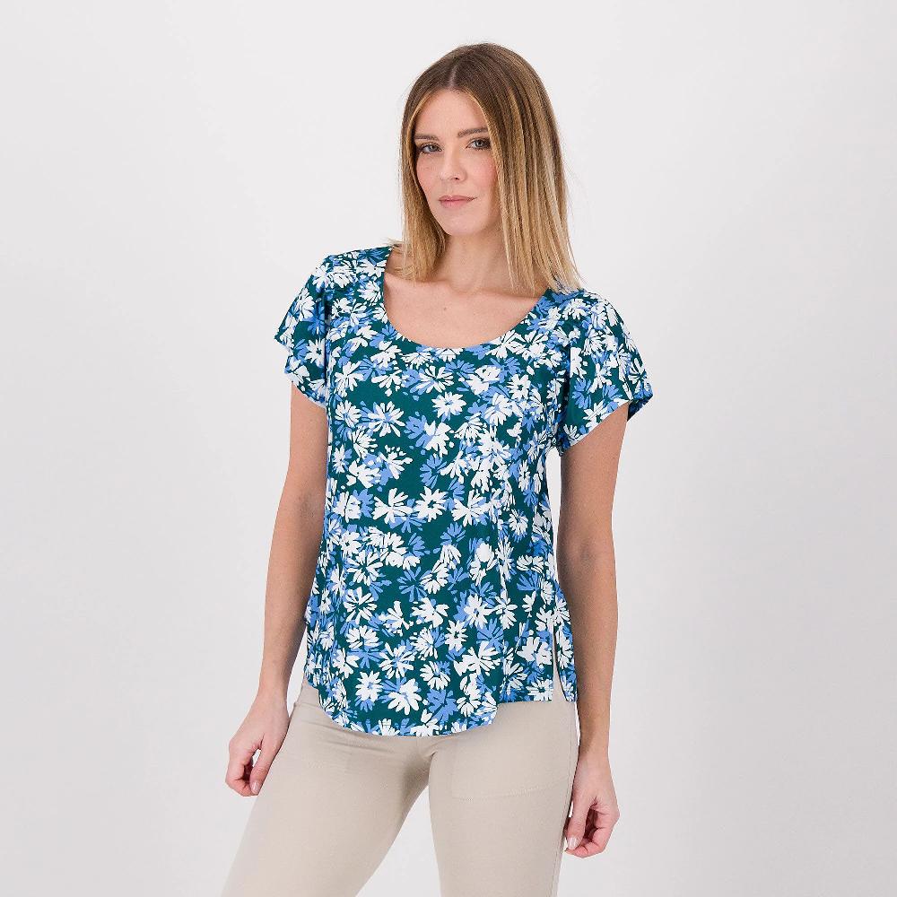 QVC Cuddle Duds T-shirt con manica corta