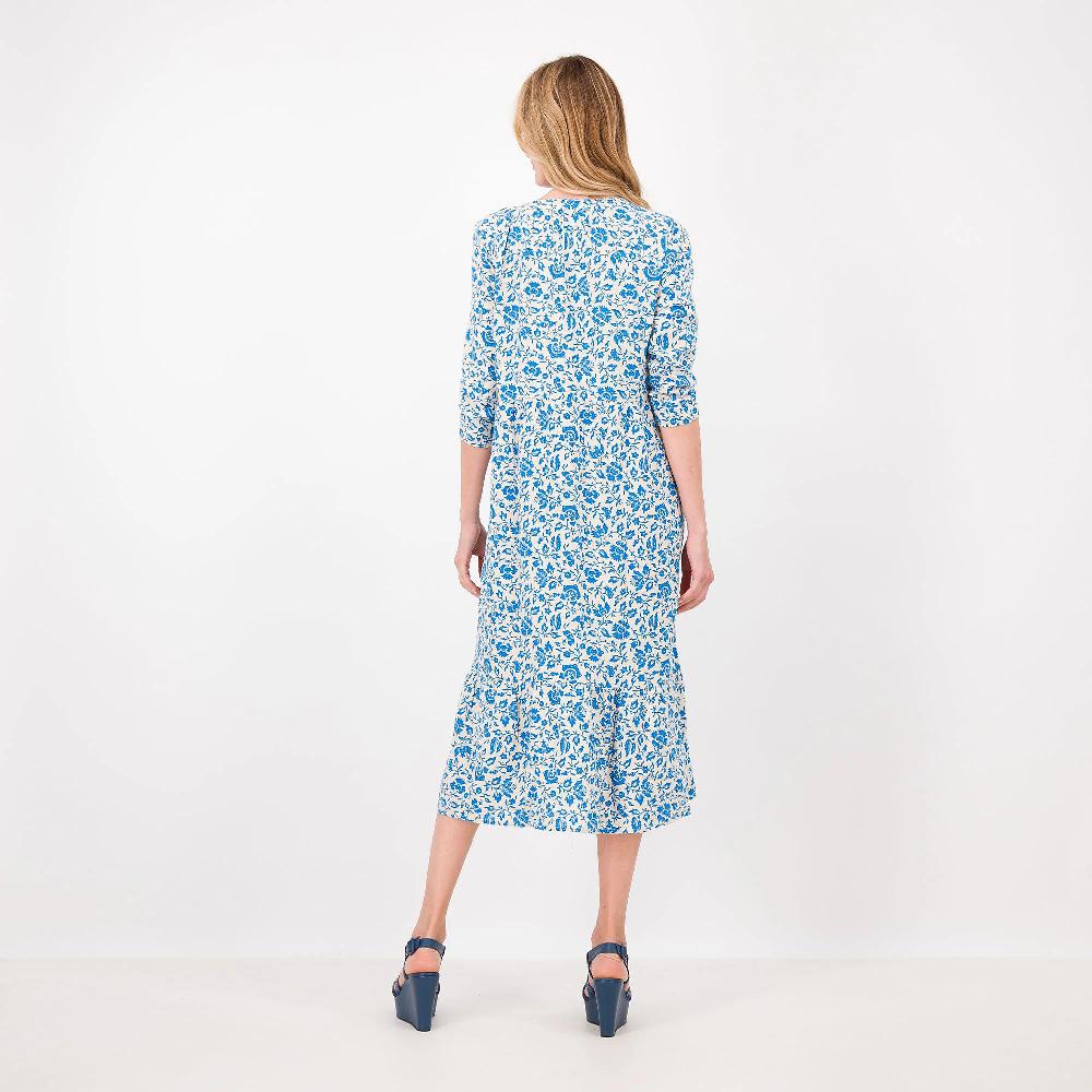 QVC Denim & Co Abito Lungo In Lino E Viscosa