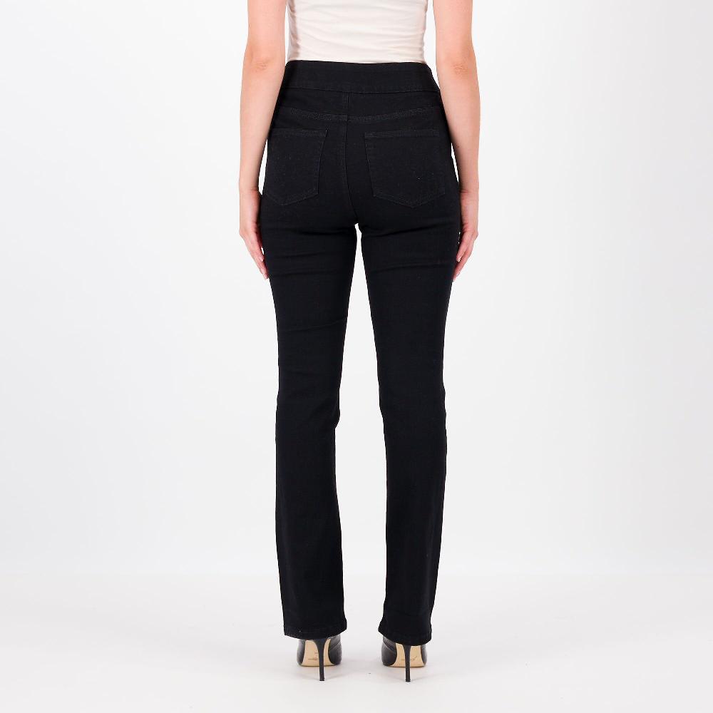 QVC Denim & Co Jeans Bootcut Con Elastico In Vita
