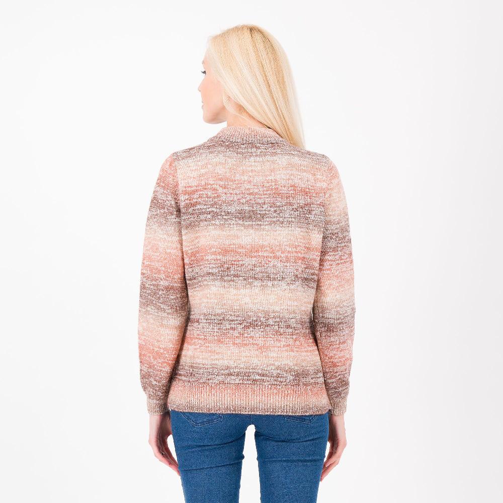 QVC Denim & Co Maglia A Lupetto Con Fantasia Sfumata