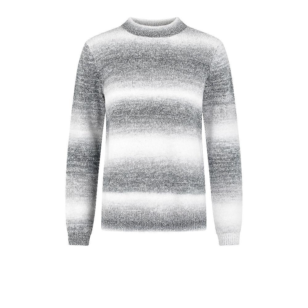 QVC Denim & Co Maglia A Lupetto Con Fantasia Sfumata