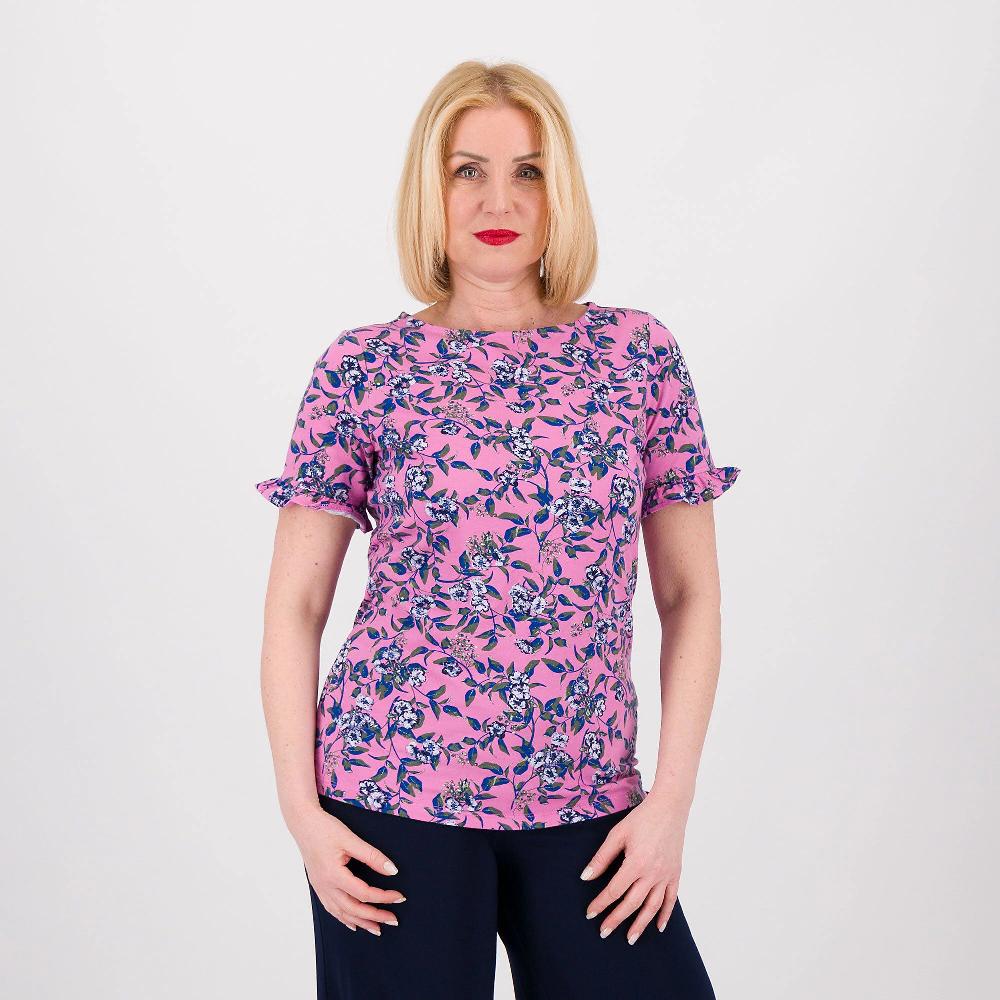 QVC Denim & Co Maglia in jersey con scollo a barca