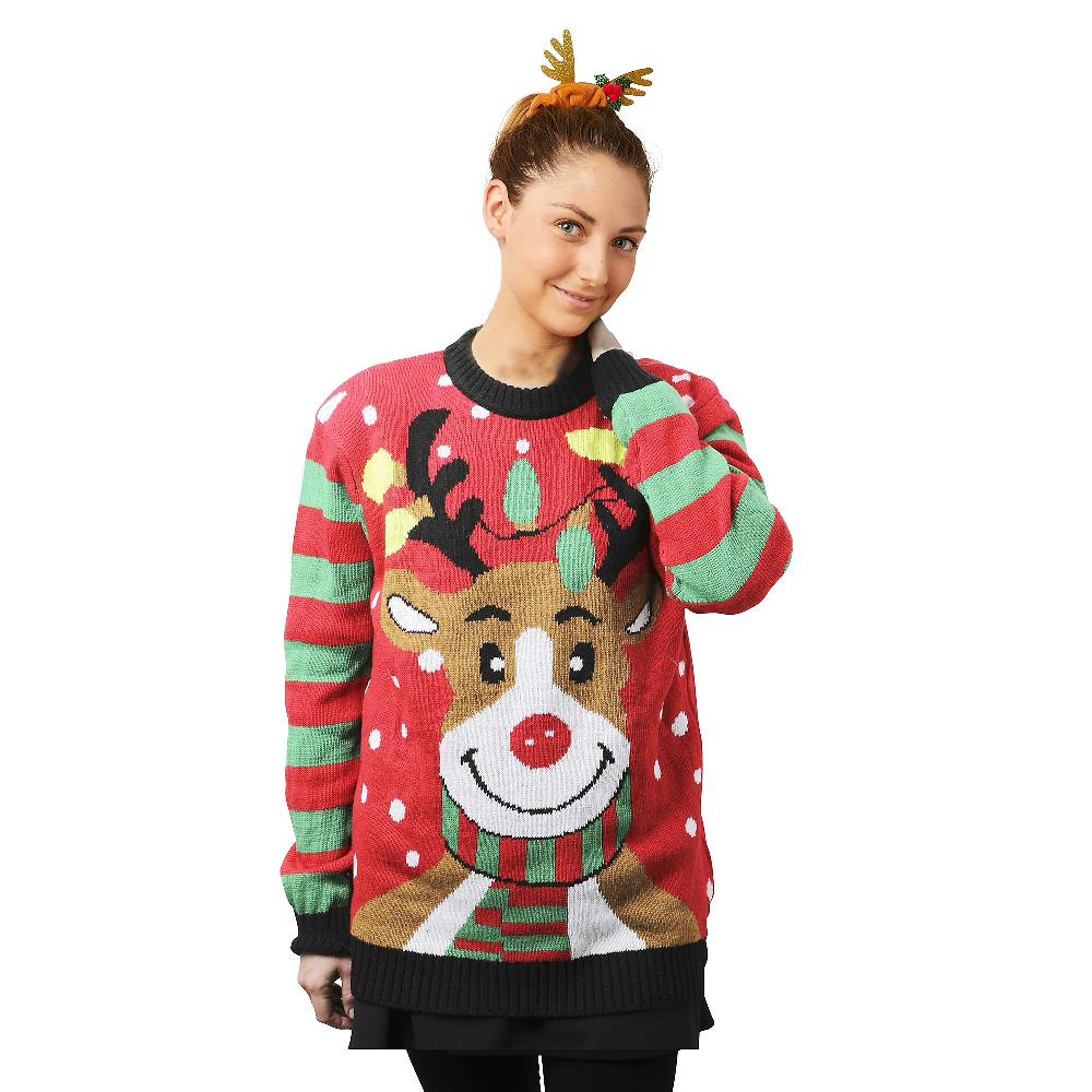 QVC Dmail Maglione natalizio con renna