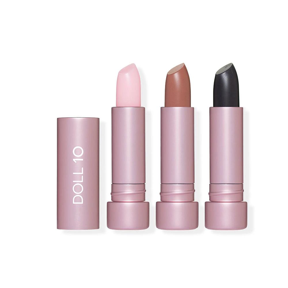 QVC Doll10 Kit 3 rossetti cremosi idratanti