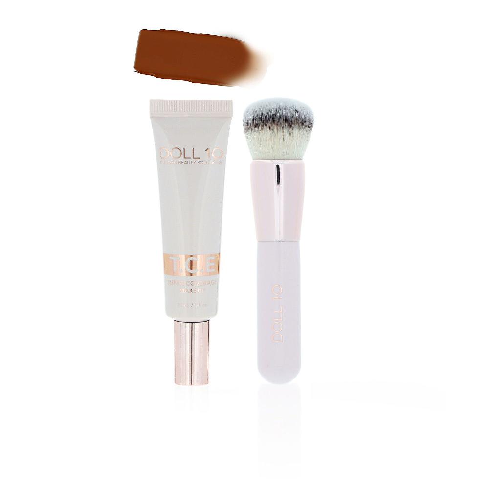 QVC Doll10 Kit viso: fondotinta TCE + pennello