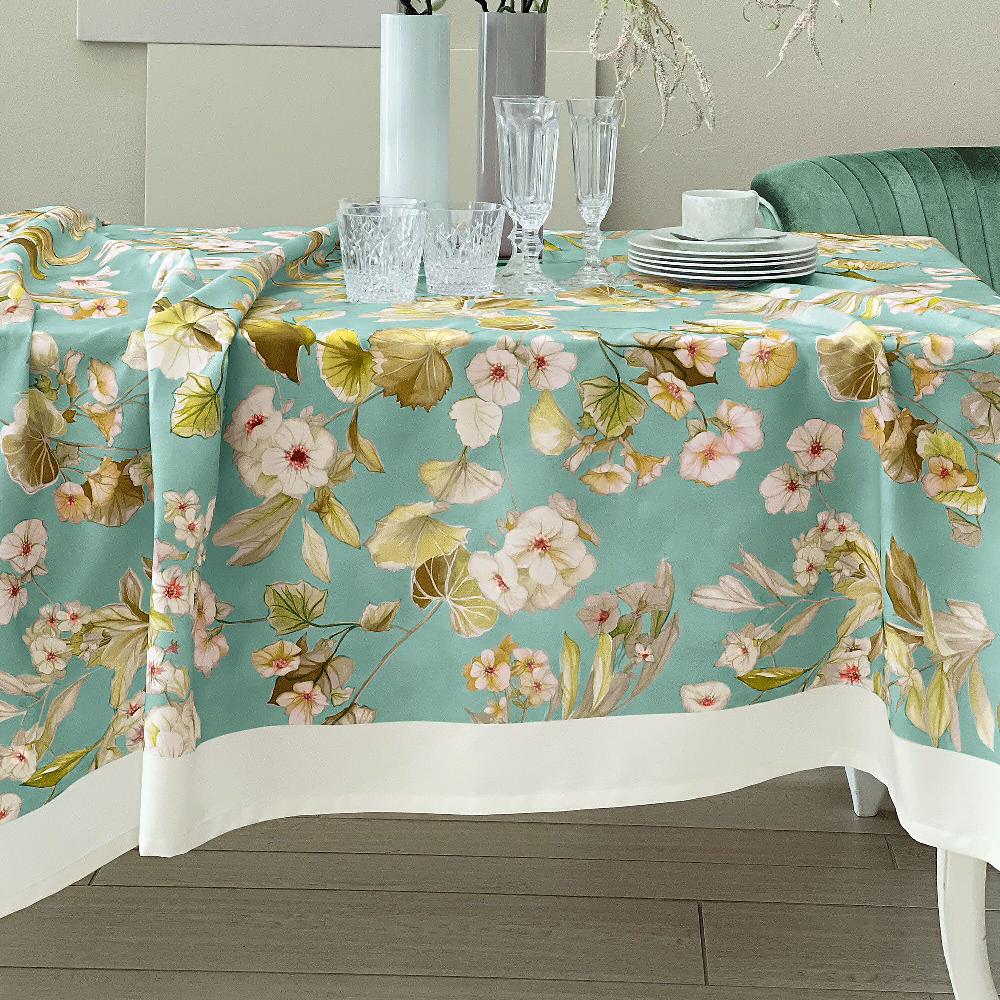 QVC Dondi Home Tovaglia Dafne 100% cotone 2 misure