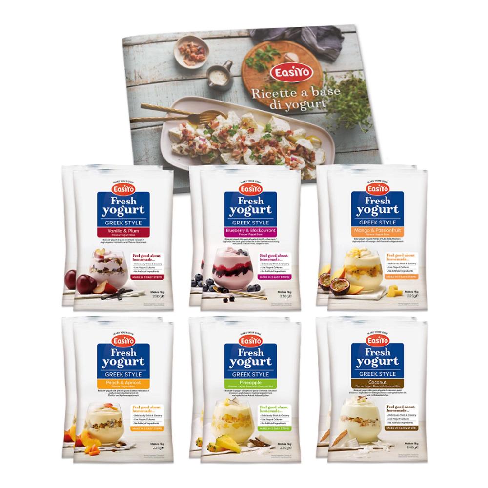 QVC Easiyo Set 12 Sachets: GS Fruit + Ricettario