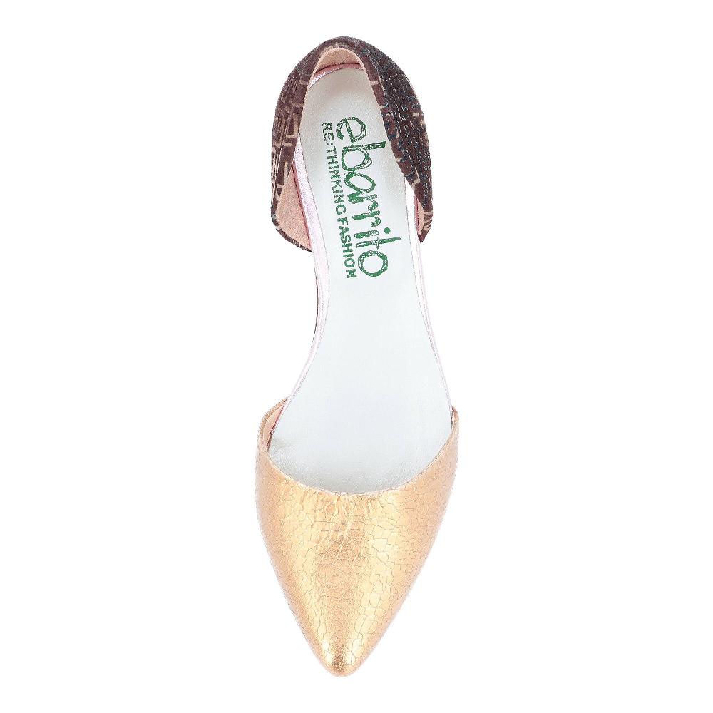 QVC Ebarrito Ballerine In Pelle Patchwork