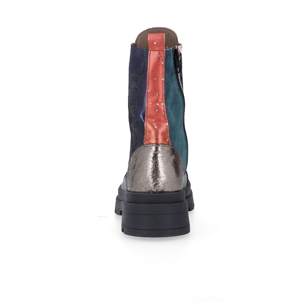 QVC Ebarrito Biker In Pelle Con Tacco 5 Cm