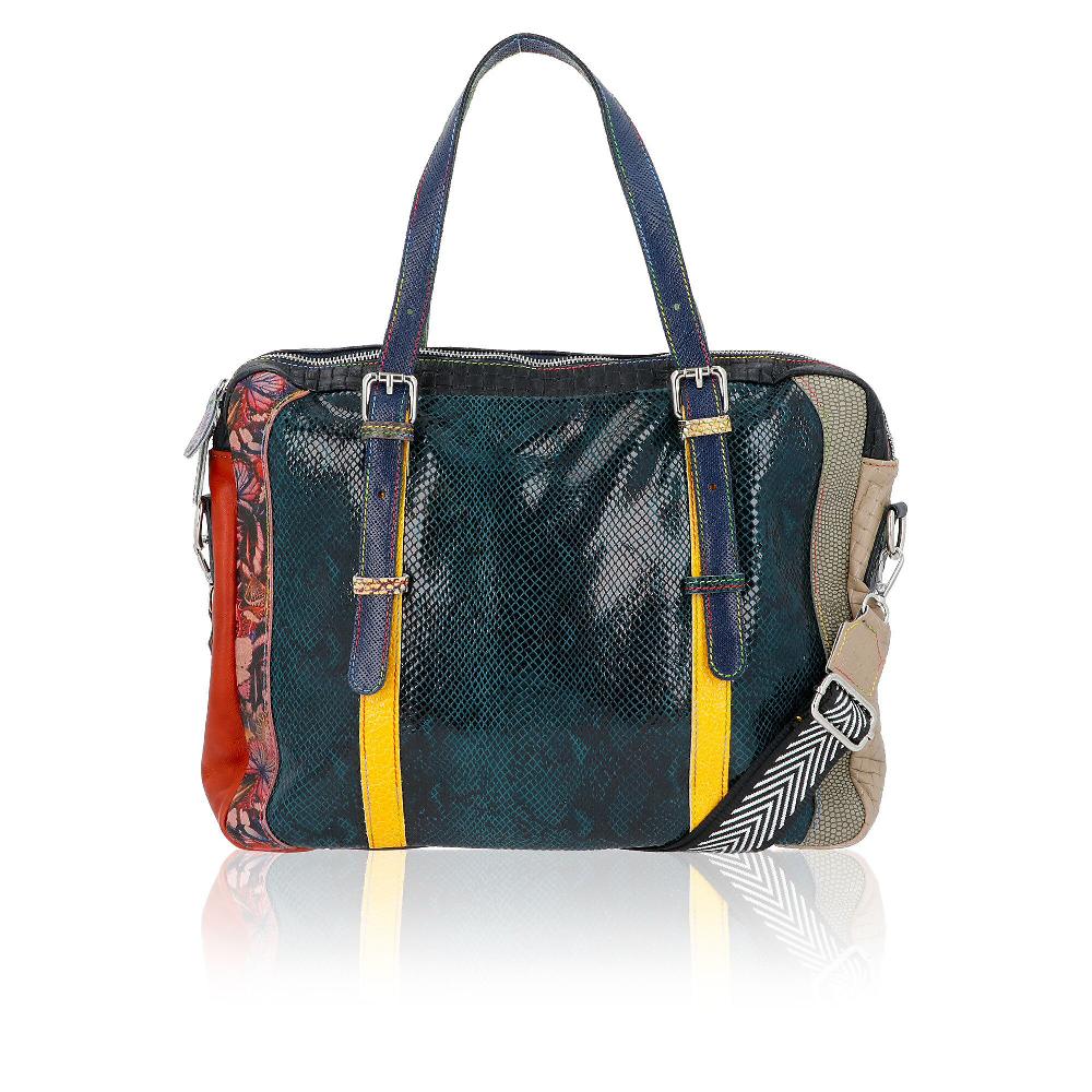 QVC Ebarrito Borsa a cartella con tracolla
