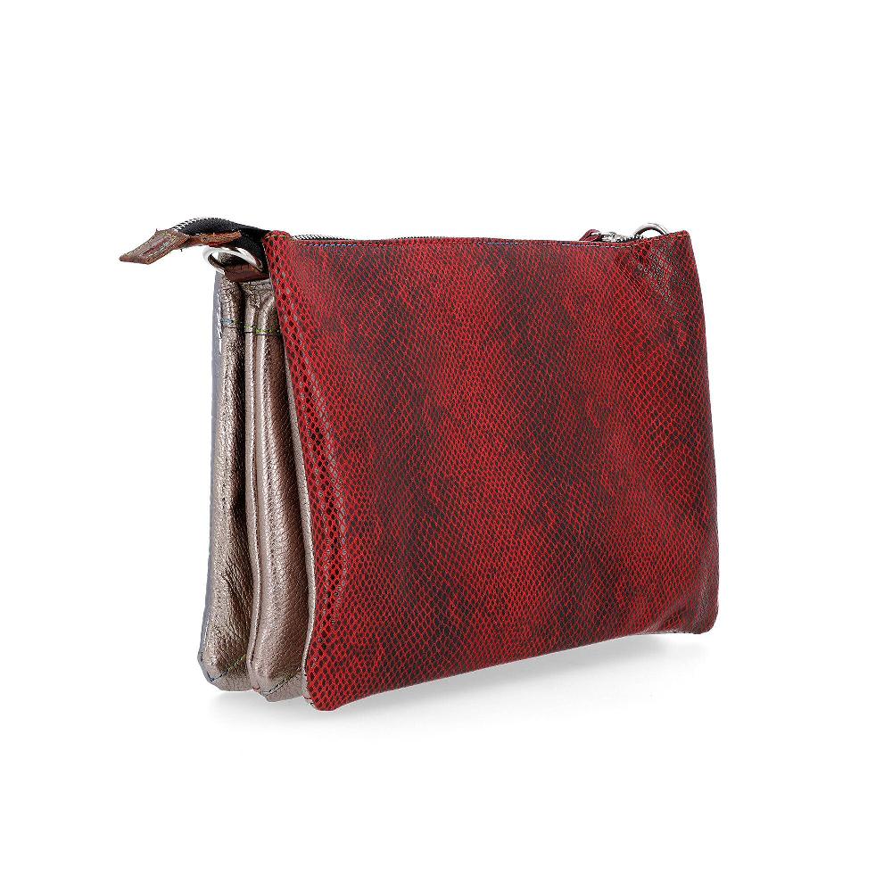 QVC Ebarrito Borsa A Tracolla In Pelle Patchwork