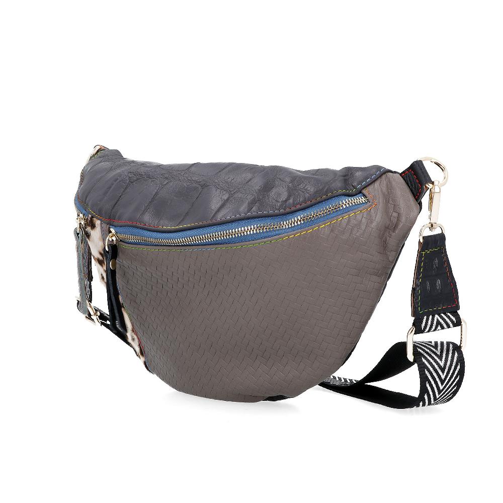 QVC Ebarrito Marsupio/borsa In Pelle Patchwork