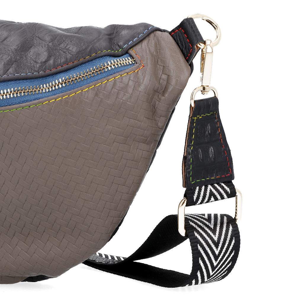 QVC Ebarrito Marsupio/borsa In Pelle Patchwork