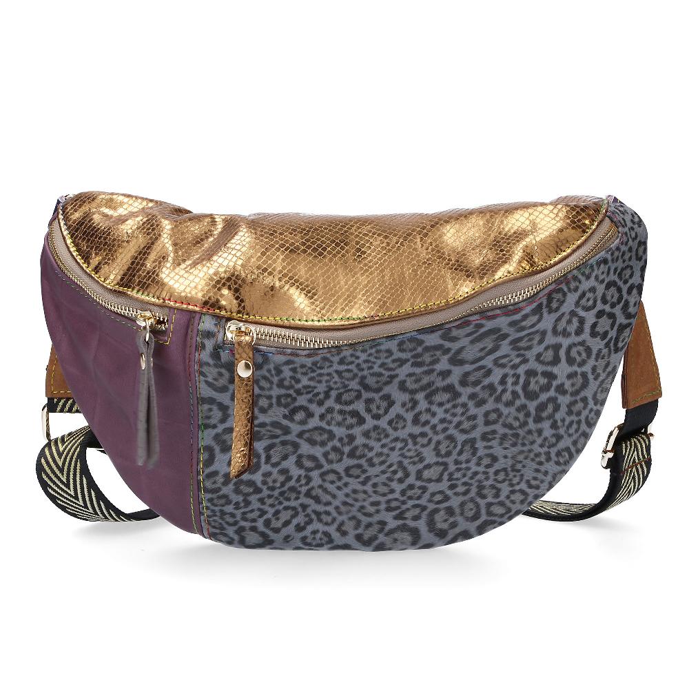 QVC Ebarrito Marsupio/borsa in pelle patchwork