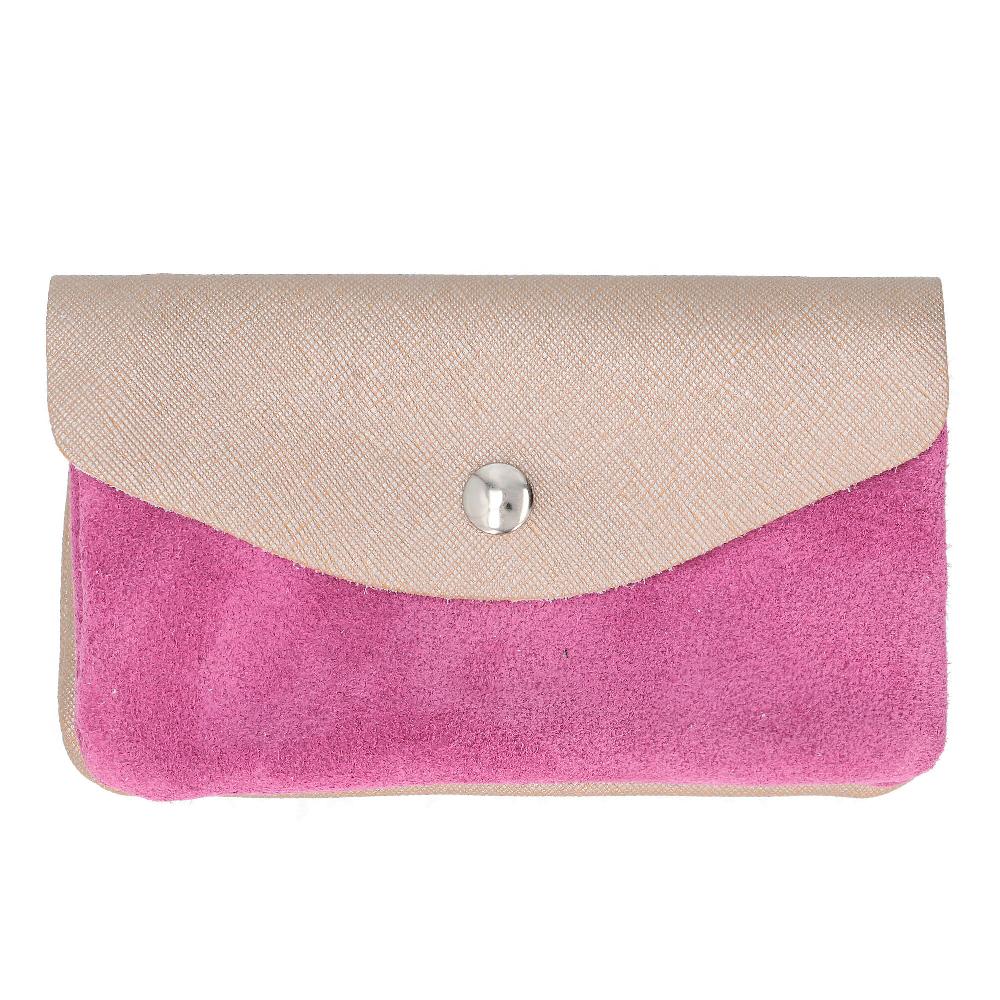QVC Ebarrito Portamonete in pelle patchwork