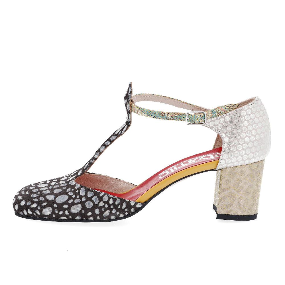 QVC Ebarrito Sandali A T In Pelle Patchwork