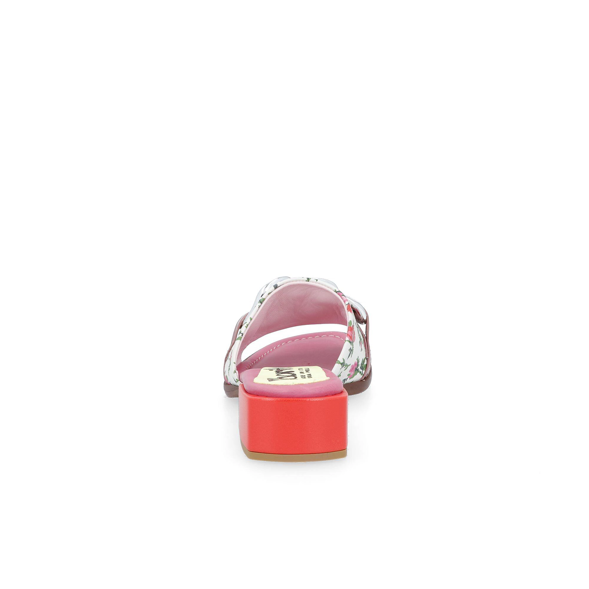 QVC Ebarrito Sandalo In Pelle Con Catena Tacco 3cm